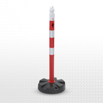 ZT63315R2 - Ø63 cm WARNING SIGN POLES (double reflective)