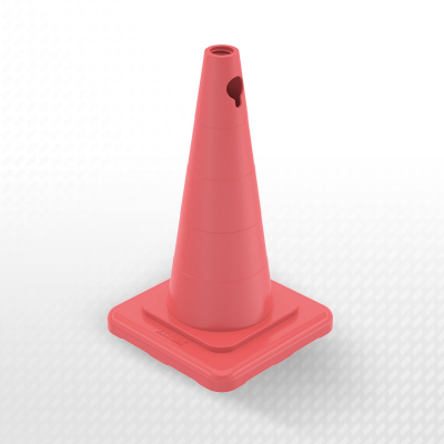 ZT502804 - 50 cm PVC TRAFFIC CONE - WITHOUT REFLECTIVE