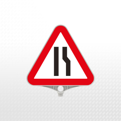 ZT774 - PPC BLANK REFLECTIVE TRIANGULAR TRAFFIC SIGN BOADRD 