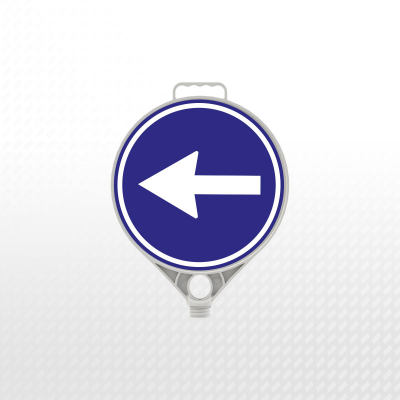 ZT538 - PPC REFLECTIVE CIRCULAR TRAFFIC SIGN BOADRD