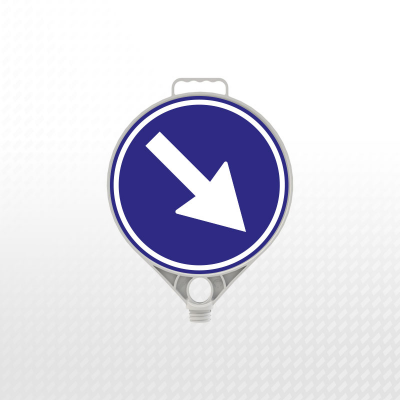 ZT540 - PPC REFLECTIVE CIRCULAR TRAFFIC SIGN BOADRD