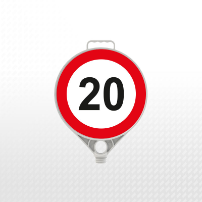 ZT544 - PPC REFLECTIVE CIRCULAR TRAFFIC SIGN BOADRD