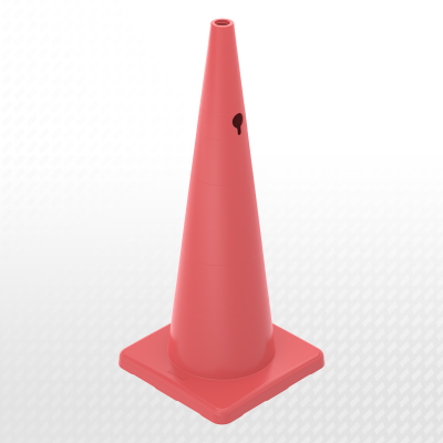ZT902804 - 90 cm PVC TRAFFIC CONE - WITHOUT REFLECTIVE