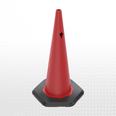ZT901508A6 - 90cm PPC BODY - PVC BASE TRAFFIC CONE (Without reflective)