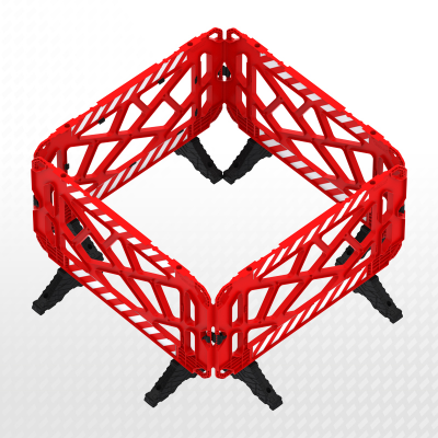 ZT80150 - 100x150x50 cm SAFETY BARRIER
